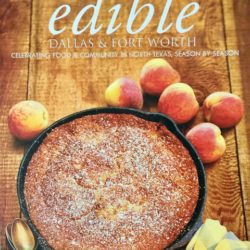 Cover of Edible magazine featuring a baked dish.